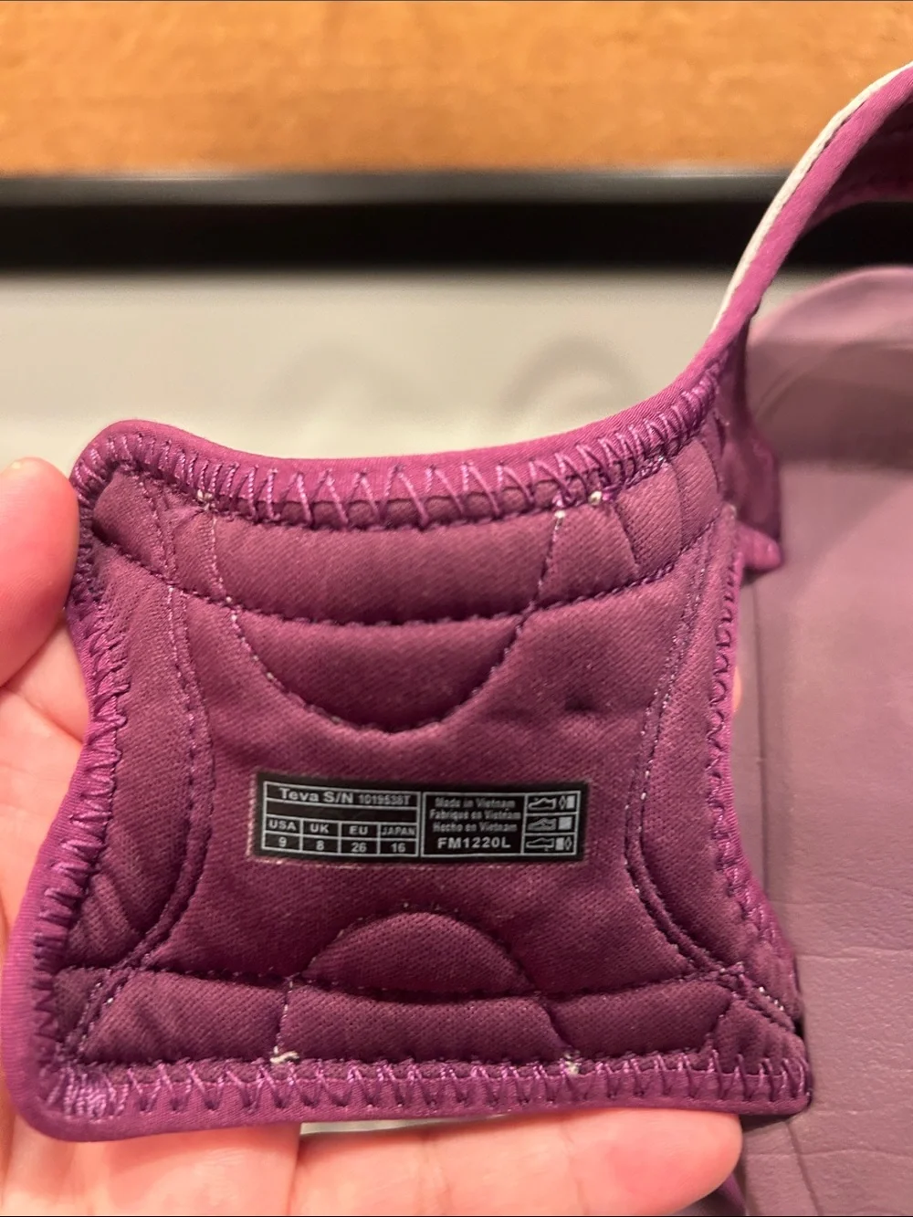 Teva Kids Purple and Teal Adjustable Strap Sandals